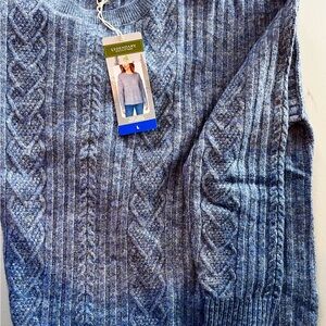 NWT Cable Knit Sweater - Blue - Legendary Outfitters - 
Women's Large
